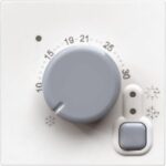 RW4441 Електронен стаен термостат, 230V захранване, 50 и 60 Hz, 2M, Бял Bticino Classia