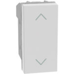YW4037N Бутон за щори Light Now 1М, с блокировка, white, Bticino