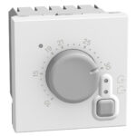 YW4441 Термостат Light Now 230V, 2M, glossy white, Bticino