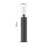 LED градинско осветление, E27, IP44, макс. 15W, монтаж на стълб - Image 2