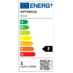 1W LED МОДУЛ С ЛУПА 3 2835 160° DC12V 58*12mm IP65 3000K - Image 2