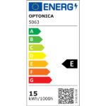 LED 15W T-КОНЕКТОР ЗА SKU:5470 ЧЕРНО ТЯЛО 6000K - Image 2