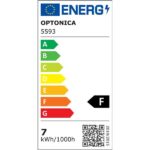 LED ПУРА T5 58.5CM 6.5W/220V 600LM IP20 ПЛАСТМАСА 3000K С КЛЮЧ - Image 2