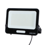 LED SMD ПРОЖЕКТОР ЧЕРЕН 300W 90lm/W AC180-265V 120° IP65 6000K – 30cm КАБЕЛ