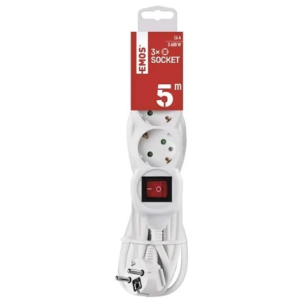 EMOS РАЗКЛОНИТЕЛ 3S 5M 1,5MM SW.ШУКО
