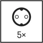 EMOS РАЗКЛОНИТЕЛ 5S 1,5M 1,5MM SW. ЧЕРЕН ШУКО - Image 4