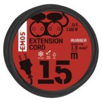 EMOS УДЪЛЖИТЕЛ 2S 15M 1,5MM ГУМЕН IP44 ШУКО