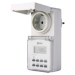 Дигитален таймер, IP44, Schuko
